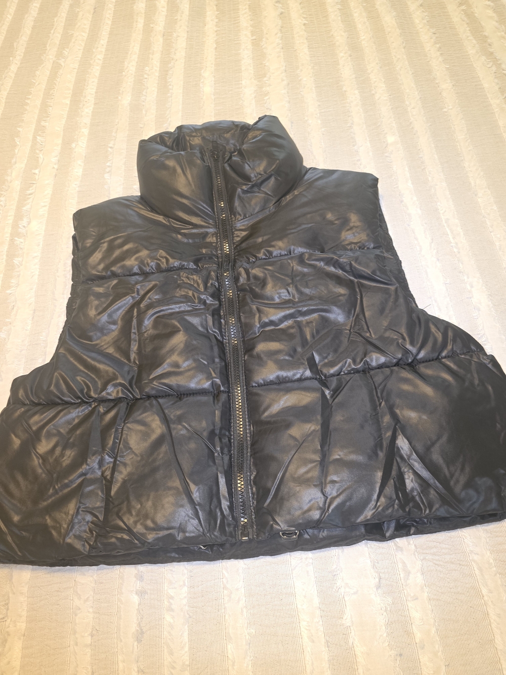 FME APPAREL Black Quilted Vest